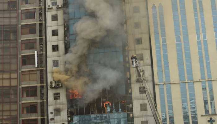 19 killed, 65 injured in fire at a high-rise building in Bangladesh's Dhaka 