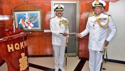 Rear Admiral Mahesh Singh assumes charge as Flag Officer Commanding Karnataka Naval Area