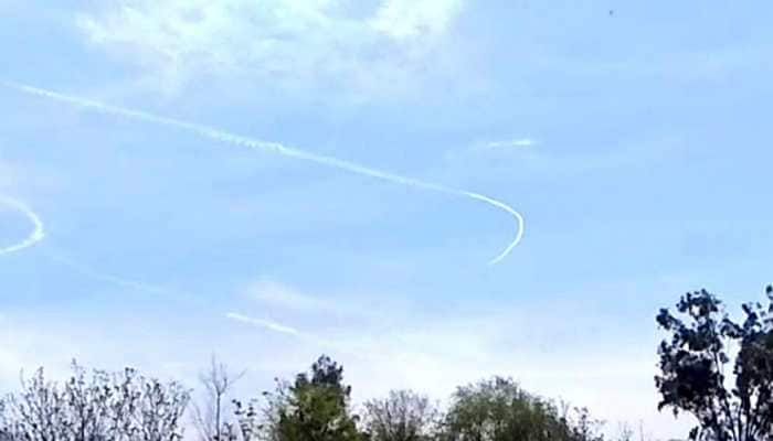 IAF jets criss-cross the sky over J&amp;K&#039;s Mendhar, Rajouri as forces remain on high alert