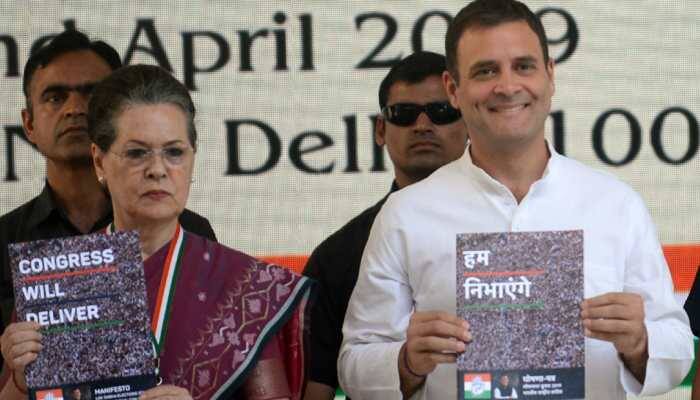 Sonia Gandhi upset with design of Congress manifesto's cover page