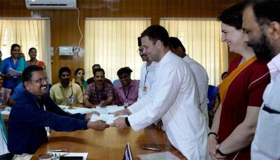 Congress chief Rahul Gandhi files nomination from Kerala's Wayanad, holds roadshow afterwards