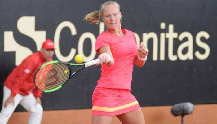 Charleston Open: Defending champion Kiki Bertens stunned by Maria Sakkari in last-16 