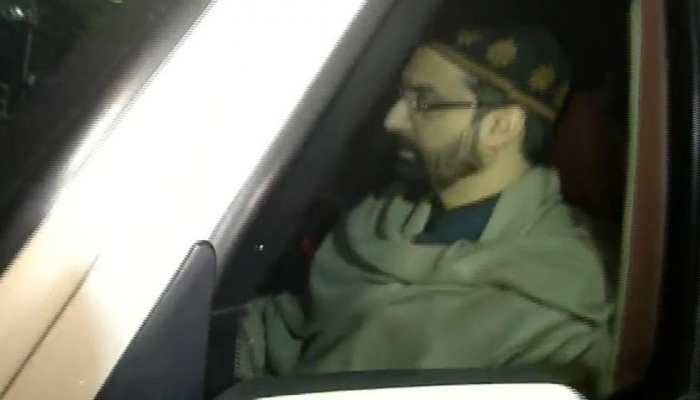  Hurriyat chairman Mirwaiz Umar Farooq appear before NIA in connection with terror funding case