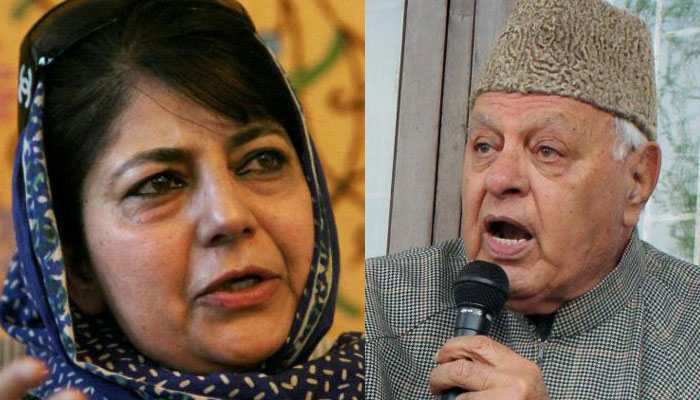 PDP, NC lash out at BJP for its scrap Article 370 promise in election &#039;sankalp patra&#039;