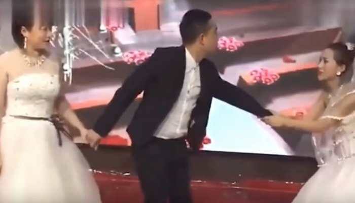 Girl gatecrashes ex-boyfriend's wedding, begs him to come back-Watch