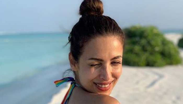 Malaika Arora slams haters with a new pic in a multi-coloured bikini-See inside