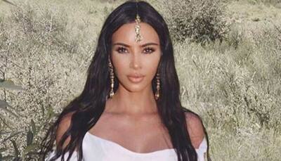 Kim Kardashian sports maang tika to church, slammmed