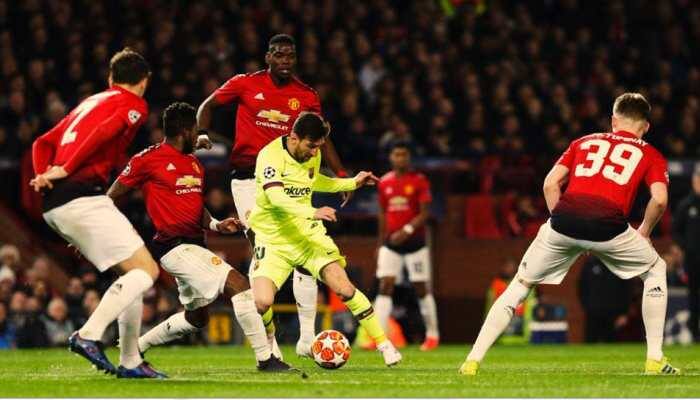 Luke Shaw own goal gives Barcelona advantage over tame Manchester United
