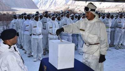 Soldiers in Siachen and along LoC cast their vote in Lok Sabha election 2019