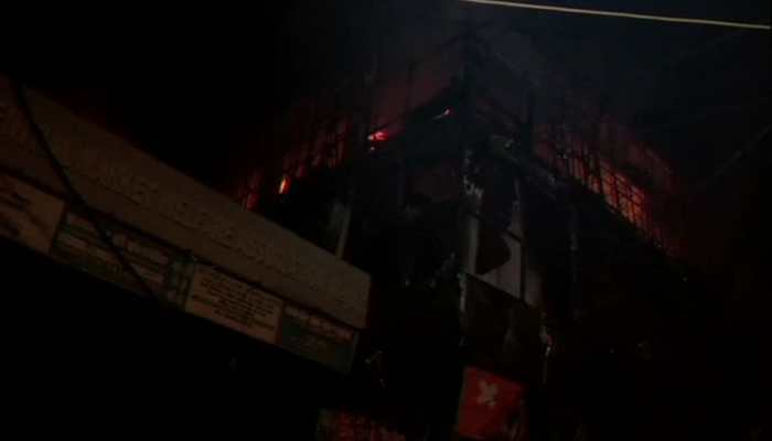 Delhi: Fire breaks out at apparel showroom in Uttam Nagar, rescue operations on