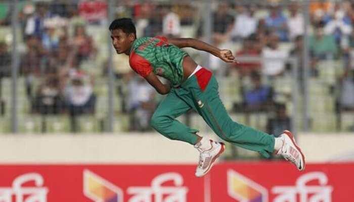 Bangladesh's Mustafizur Rahman likely to be sidelined for two weeks with ankle injury