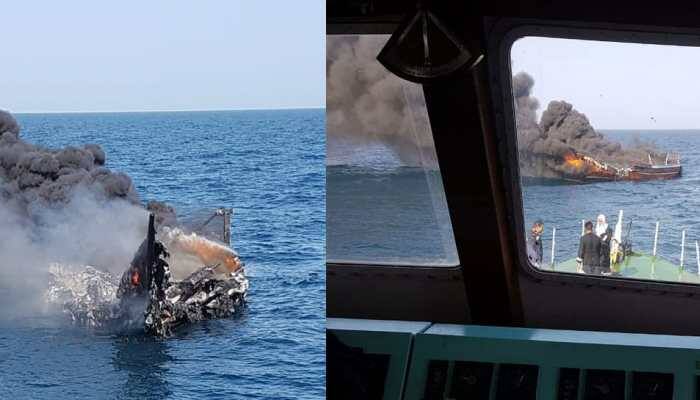Coast Guard intercepts boat carrying 100 kg heroin, arrests nine Iranians off Gujarat coast