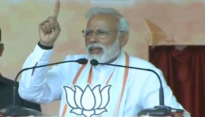 Punish Congress and its allies in such a way they lose deposits: PM Narendra Modi Punish Congress and its allies in such a way they lose deposits: PM Narendra Modi