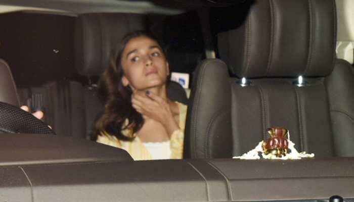 Alia Bhatt catches up with Ranbir Kapoor after returning from Delhi-See pics