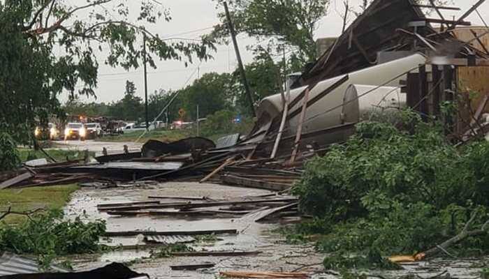 Tornadoes kill at least 5 as massive storm sweeps US South