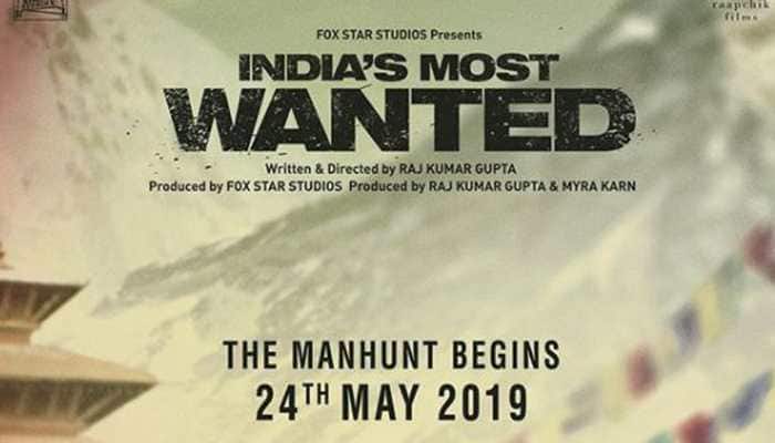 Poster of Arjun Kapoor starrer flick &#039;India&#039;s Most Wanted&#039; out now