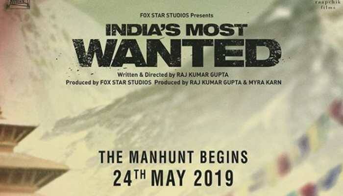 Poster of Arjun Kapoor starrer flick 'India's Most Wanted' out now