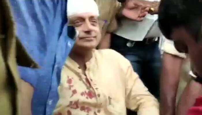 Shashi Tharoor injured while offering prayers at a Thiruvananthapuram temple, gets 6 stitches