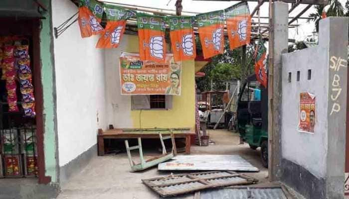 Miscreants vandalise three BJP booth offices in West Bengal&#039;s Siliguri