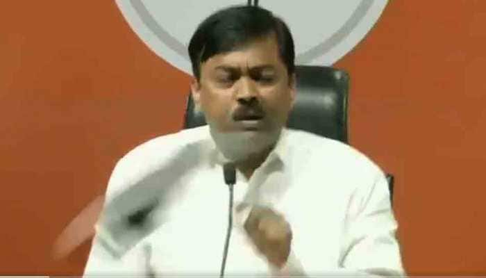 Shoe attack on BJP MP GVL Narasimha Rao at party office; Rao blames Congress