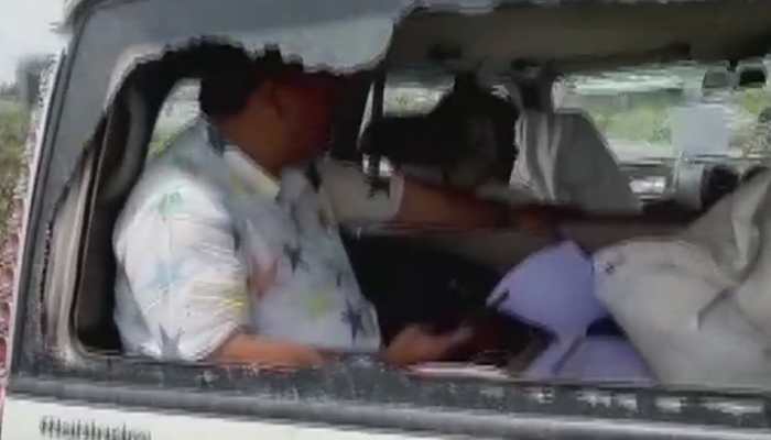 CPM candidate Md Salim&#039;s convoy attacked in West Bengal&#039;s North Dinajpur during second phase of  Lok Sabha poll