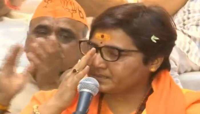 BJP's Sadhvi Pragya alleges police torture, breaks down during press conference