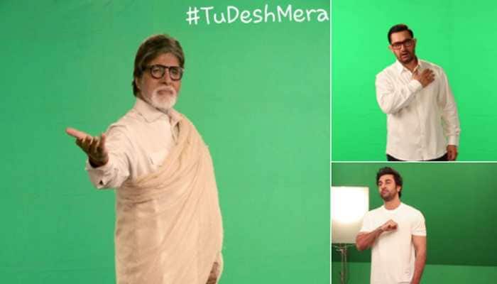 Amitabh Bachchan, Aamir Khan and Ranbir Kapoor pay tribute to Pulwama martyrs in &#039;Tu Desh Mera&#039; song—See pics