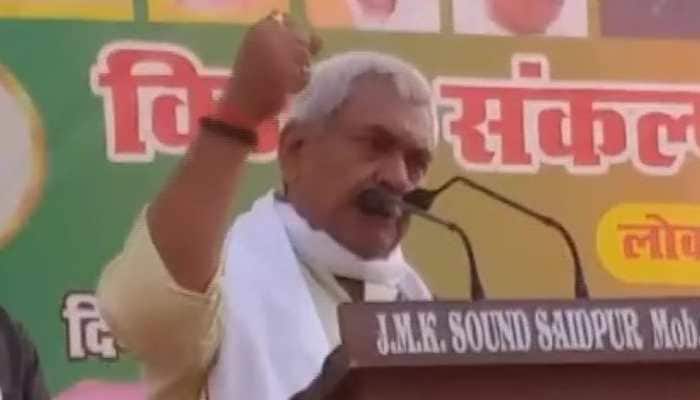 BJP MP Manoj Sinha threatens to bury anyone who tries to intimidate party workers