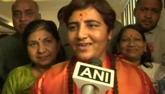 Sadhvi Pragya Thakur, BJP&#039;s Bhopal candidate, booked for remarks on 26/11 martyr Hemant Karkare