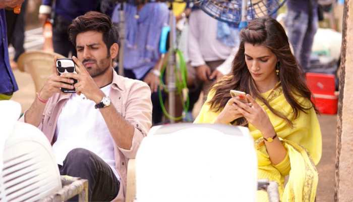 'Luka Chuppi' actors Kartik Aaryan and Kriti Sanon put an end to rumours of a tiff with the cutest Twitter banter ever!