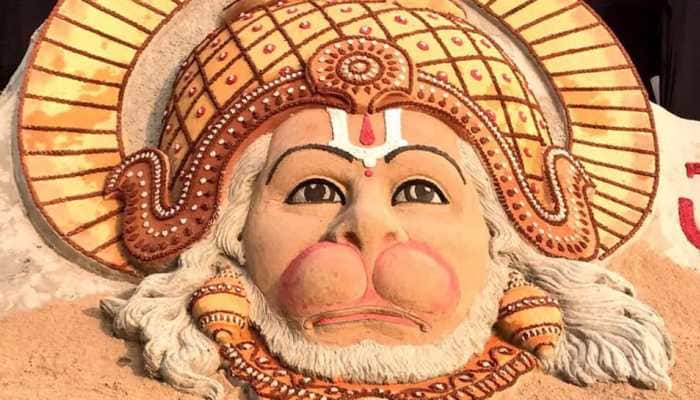 Hanuman Jayanti 2019: Sudarshan Pattnaik extends wishes with captivating sand art
