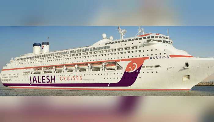 Jalesh Cruises christens India&#039;s first premium cruise ship as &#039;Karnika&#039;