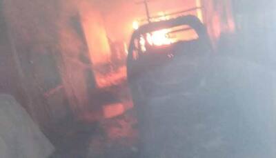 Delhi: Fire breaks out in 2 mobile repairing shops in Karol Bagh's Gaffar market