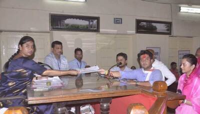 Congress leader Jyotiraditya Scindia files nomination from Guna Lok Sabha constituency 
