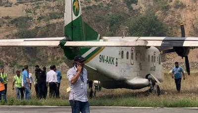 Plane skids off runway in Nepal, no casualties reported
