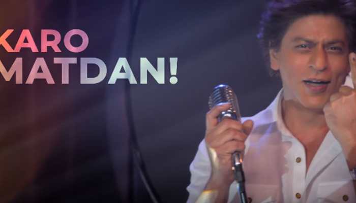 Shah Rukh Khan raps to encourage people to vote, PM Narendra Modi calls it 'fantastic effort'