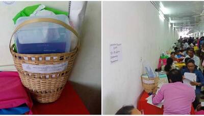 Eco-friendly election in Goa, officials use bamboo baskets, trays at polling stations