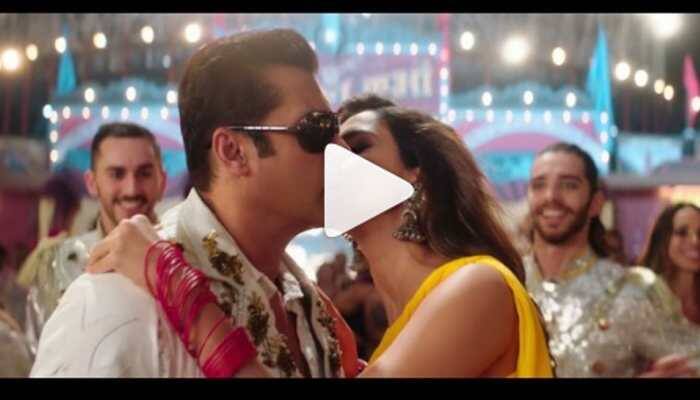 Slow Motion teaser: Disha Patani kisses Salman Khan on the cheek, oozes oomph in yellow saree 