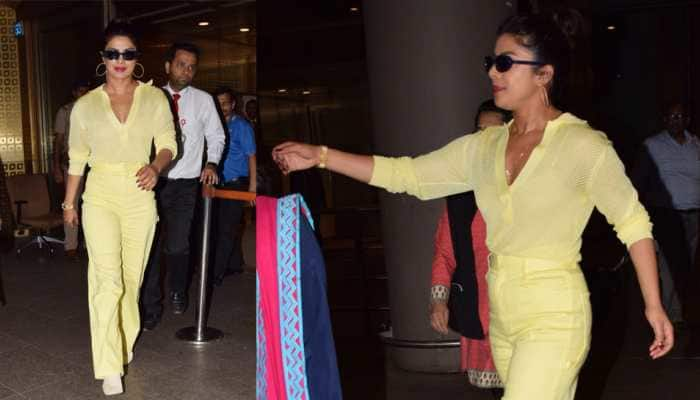 Yellow is the new black and Priyanka Chopra proves it right away! See pics