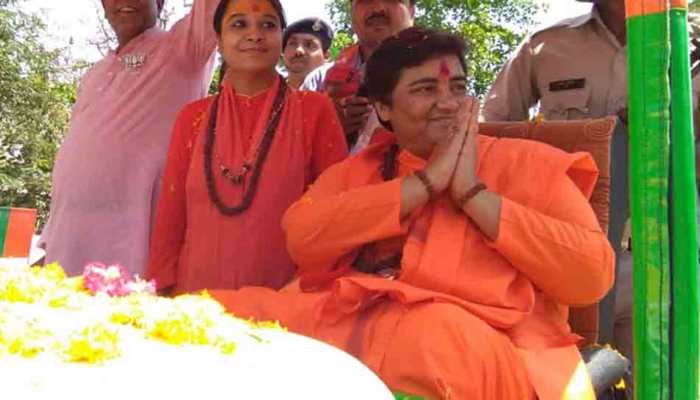 Pragya Singh Thakur declares silver-coated brick for Ram Mandir among Rs 4.44 lakh assets