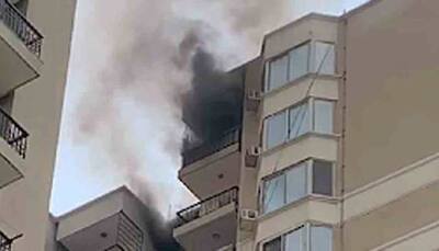 Fire breaks out in high-rise apartment in Ghaziabad, residents demand probe