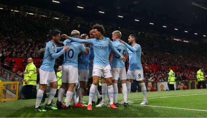 Manchester City take big step towards title with derby win at United