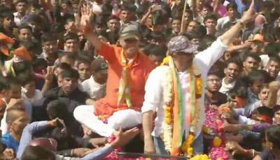 As Sunny Deol campaigns for BJP in Barmer, 'Gadar' dialogues being played in background