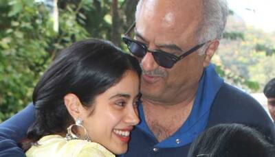 These pictures of Janhvi Kapoor with father Boney Kapoor are adorable beyond words!