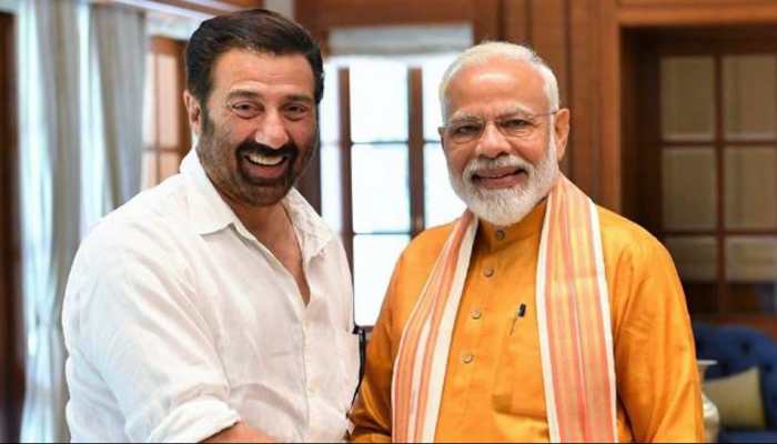 Prime Minister Narendra Modi meets Sunny Deol, praises his humility