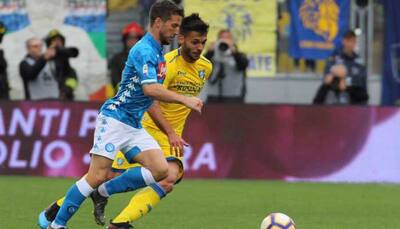 Serie-A: Napoli return to form with victory to send Frosinone towards the drop
