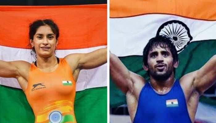 Wrestling Federation of India recommends Vinesh Phogat, Bajrang Punia for Rajiv Gandhi Khel Ratna Award