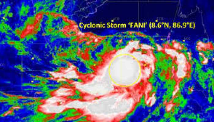 Cyclone Fani headed towards Odisha coast, disaster management team put on alert Cyclone Fani headed towards Odisha coast, disaster management team put on alert