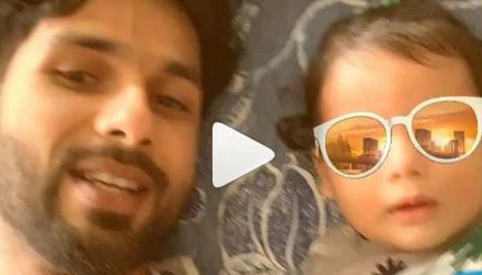 Shahid Kapoor&#039;s latest video with son Zain Kapoor is too cute to miss-Watch