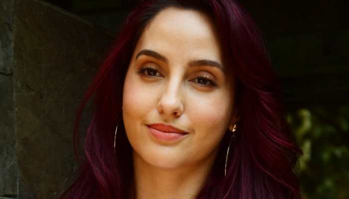 This video of Nora Fatehi posing in a green saree is too cute to miss—Watch